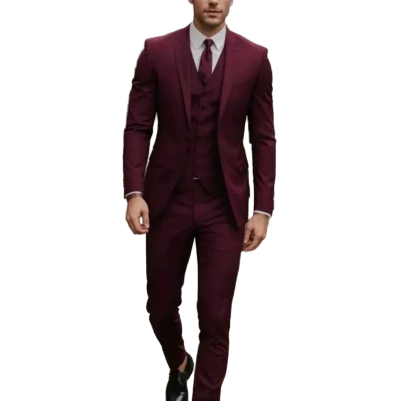 Män Set med Kavaj, Väst och Byxor-suits for men-Fjallbarn