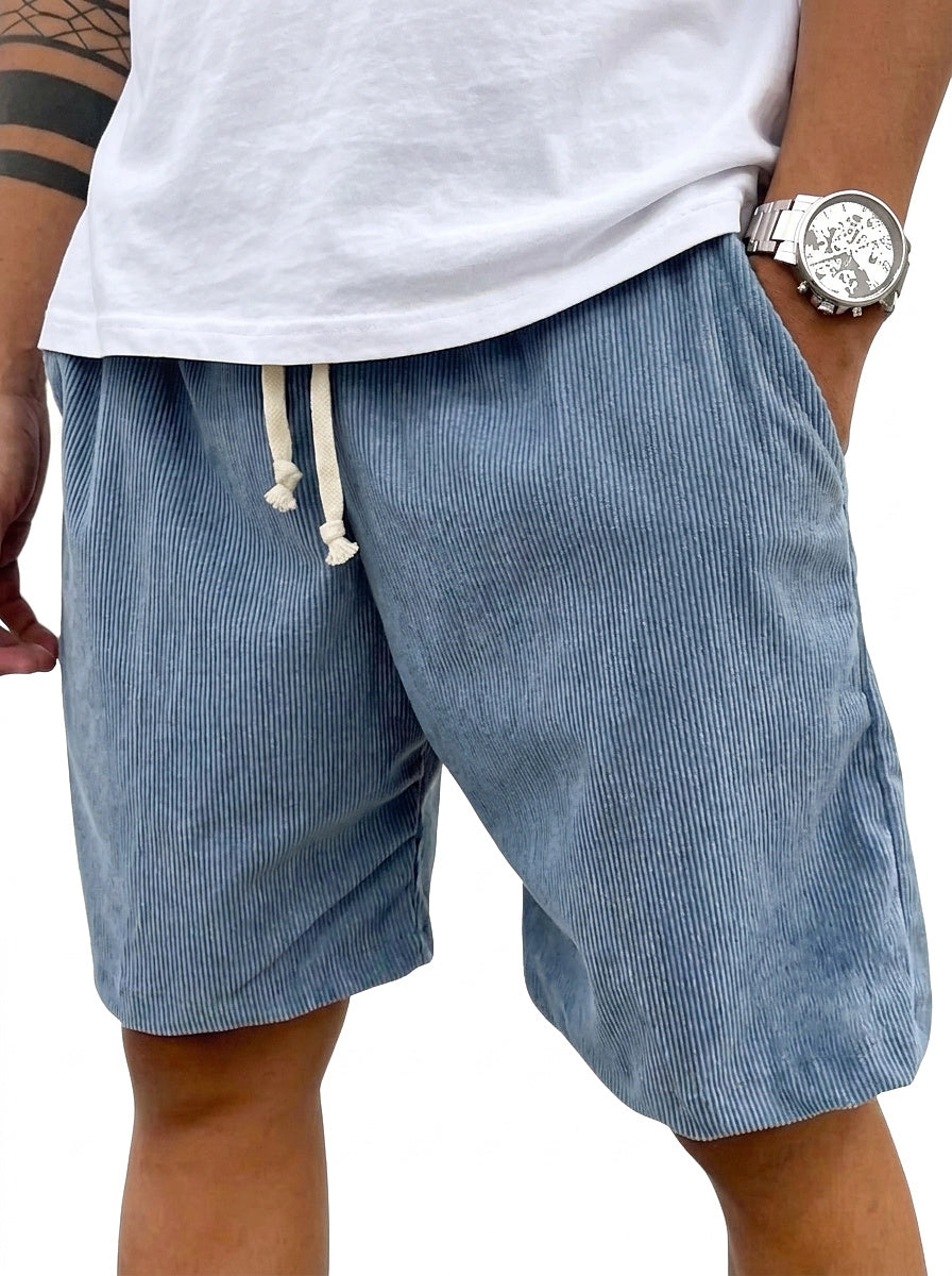 Manchester-shorts med dragsko för herr-Shorts for men-Fjallbarn