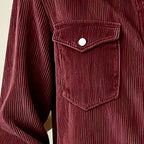 Manchester-skjorta med knappar och fickor för dam-Shirts for women-Fjallbarn