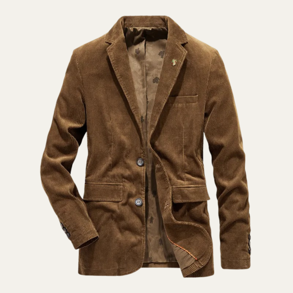 Manchesterkavaj för herr med knappstängning-Blazer for men-Fjallbarn