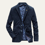 Manchesterkavaj för herr med knappstängning-Blazer for men-Fjallbarn