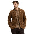 Manchesterkavaj för herr med knappstängning-Blazer for men-Fjallbarn