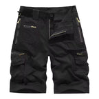 Mäns Cargo Shorts med Flera Fickor och Dragkedjestängning-Shorts for men-Fjallbarn