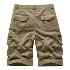Mäns Cargo Shorts med Flera Fickor och Dragkedjestängning-Shorts for men-Fjallbarn