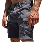 Mäns Cargo Shorts med Knappstängning och Sidofickor-Shorts for men-Fjallbarn