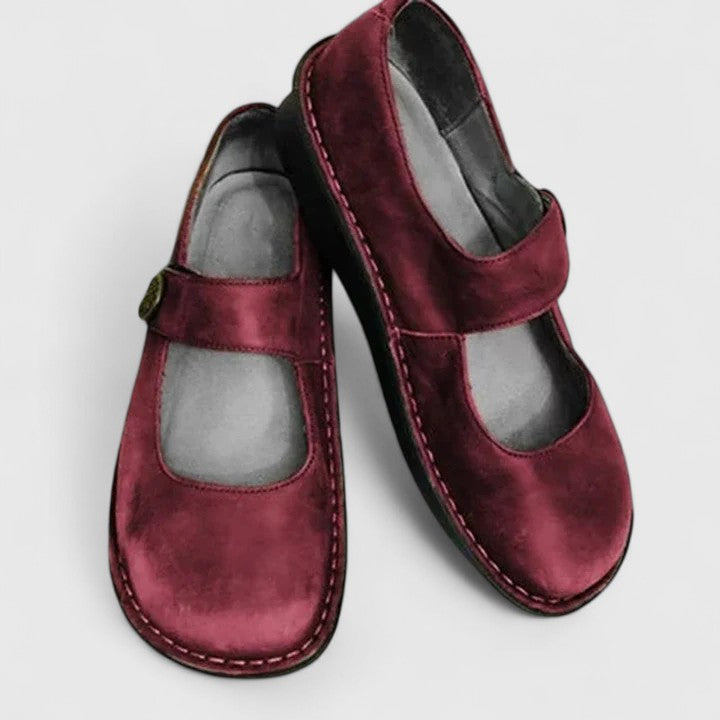 Mary Jane-ballerinaskor för dam med rem-Footwear for women-Fjallbarn