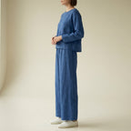 Matchande set i linne med vida ben för dam-Sets for women-Fjallbarn