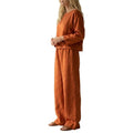 Matchande set i linne med vida ben för dam-Sets for women-Fjallbarn