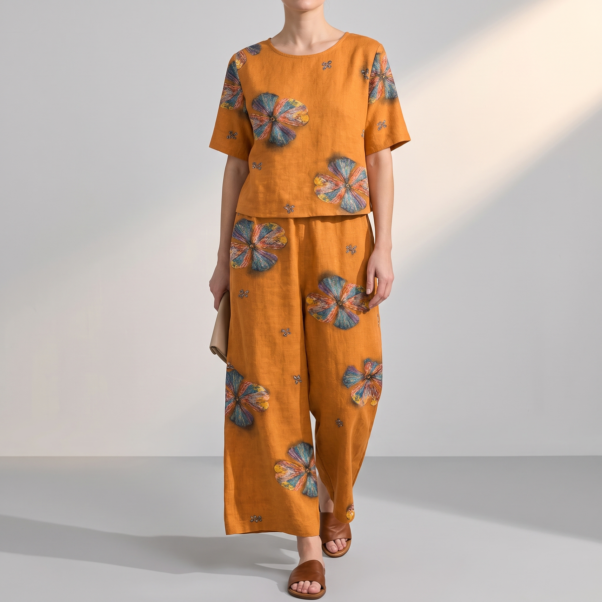 Matchande set med trädringsmönster för dam-Sets for women-Fjallbarn