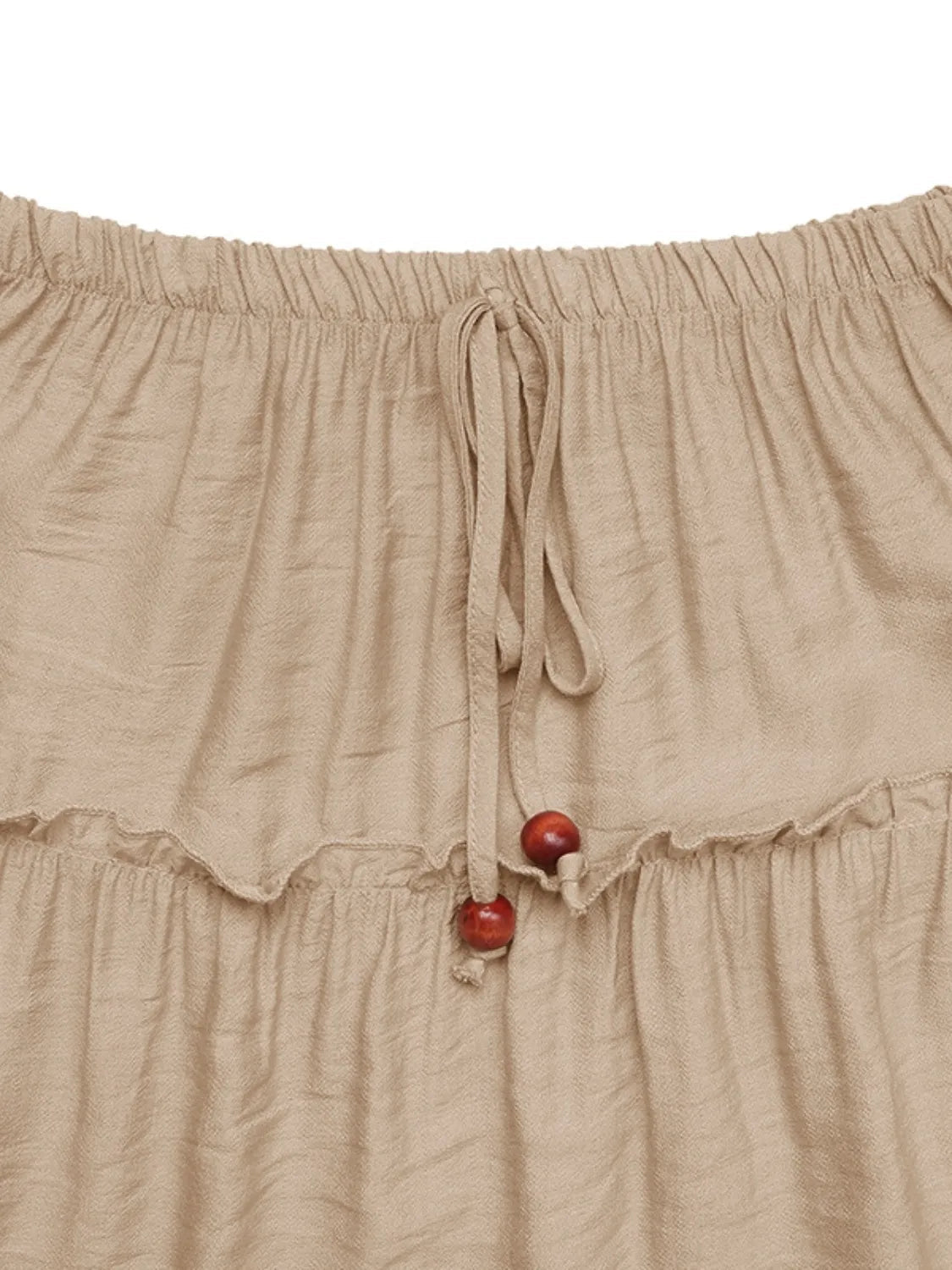 Maxikjol med volanger och dragsko för dam-Maxi Skirt-Fjallbarn