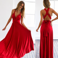 Maxiklänning för damer med korsad halsringning-Maxi Dress-Fjallbarn