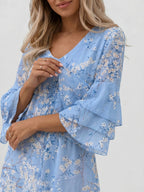Miniklänning med marmormönster för dam-Mini Dress-Fjallbarn