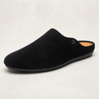 Mockasin-tofflor i mocka för män med metalldetaljer-Footwear for men-Fjallbarn