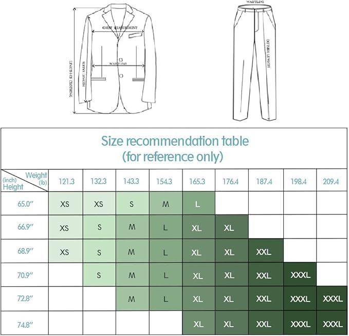 Mönstrad herrdräkt med kavaj och byxor-Sets for Men-Fjallbarn