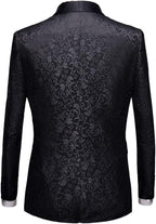 Mönstrad herrdräkt med kavaj och byxor-Sets for Men-Fjallbarn