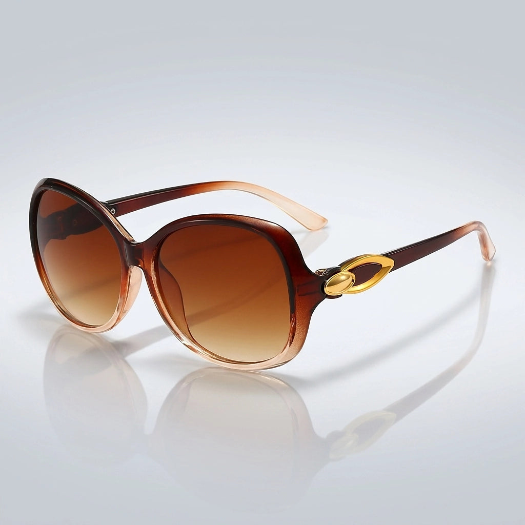 Mönstrade fjärilsglasögon för dam med metalldetaljer-Glasses for women-Fjallbarn