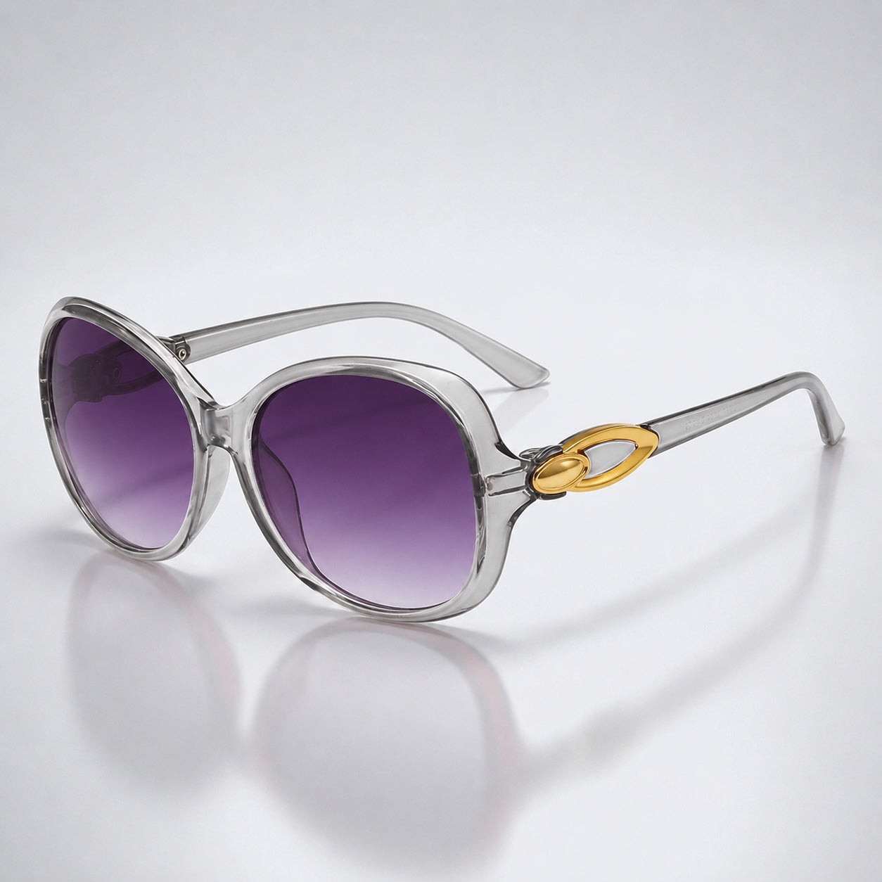 Mönstrade fjärilsglasögon för dam med metalldetaljer-Glasses for women-Fjallbarn