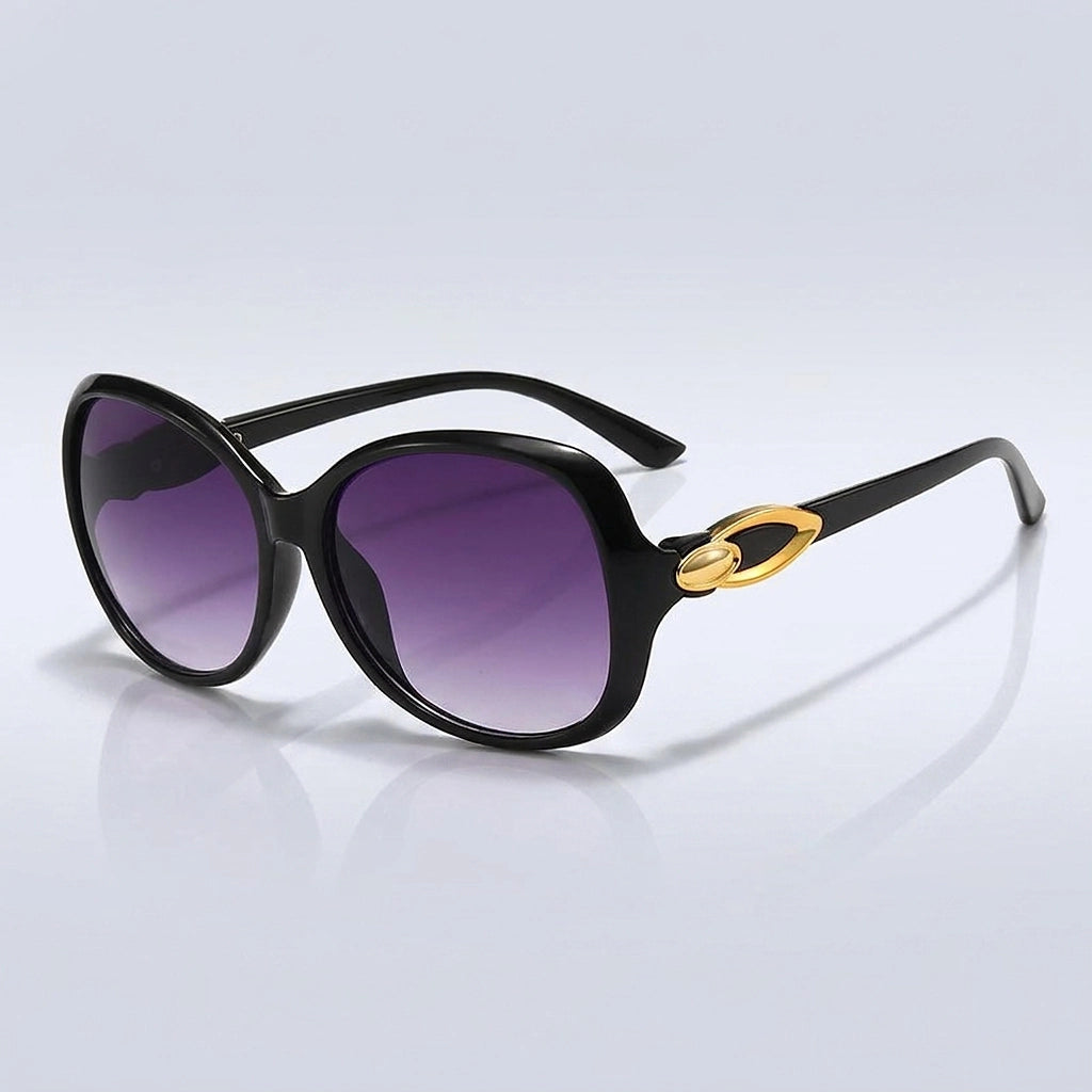 Mönstrade fjärilsglasögon för dam med metalldetaljer-Glasses for women-Fjallbarn