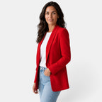 Öppen kavaj för dam med ficklock-Blazer for women-Fjallbarn