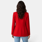Öppen kavaj för dam med ficklock-Blazer for women-Fjallbarn
