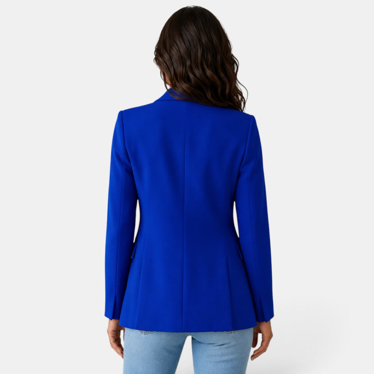 Öppen kavaj för dam med ficklock-Blazer for women-Fjallbarn