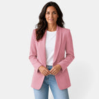 Öppen kavaj för dam med ficklock-Blazer for women-Fjallbarn