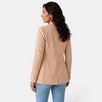Öppen kavaj för dam med ficklock-Blazer for women-Fjallbarn