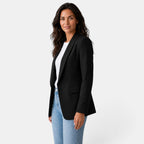 Öppen kavaj för dam med ficklock-Blazer for women-Fjallbarn