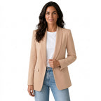Öppen kavaj för dam med ficklock-Blazer for women-Fjallbarn