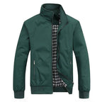 Övergångsjacka för herrar med ståkrage och dragkedja-Jackets for men-Fjallbarn