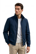 Övergångsjacka för herrar med ståkrage och dragkedja-Jackets for men-Fjallbarn