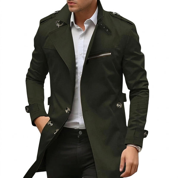 Övergångsjacka för herrar med ståkrage och dragkedjeficka-Jackets for men-Fjallbarn