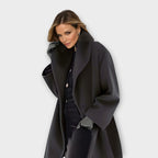 Oversize-kappa för dam med breda slag-Coats for women-Fjallbarn