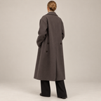Oversize lång ullkappa för dam-Coats for women-Fjallbarn