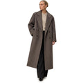 Oversize lång ullkappa för dam-Coats for women-Fjallbarn