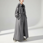 Oversized lång trenchcoat för dam-coats for women-Fjallbarn