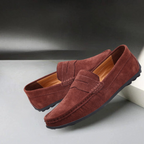 Penny-loafers i mocka för herrar-Footwear for men-Fjallbarn