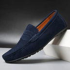 Penny-loafers i mocka för herrar-Footwear for men-Fjallbarn