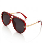 Pilotglasögon för dam med metallskalmar-Glasses for women-Fjallbarn