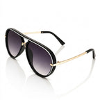 Pilotglasögon för dam med metallskalmar-Glasses for women-Fjallbarn