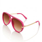 Pilotglasögon för dam med metallskalmar-Glasses for women-Fjallbarn
