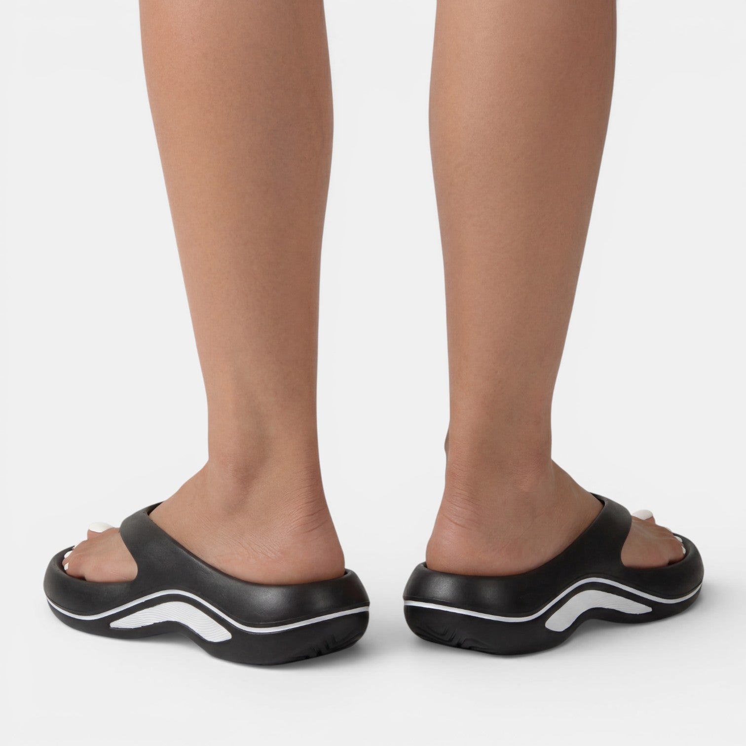Plattform-tåsandaler för dam-Footwear for women-Fjallbarn