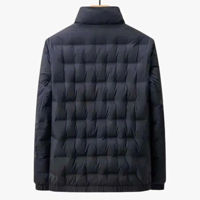 Quiltad pufferjacka med ståkrage för herrar-Jackets for men-Fjallbarn