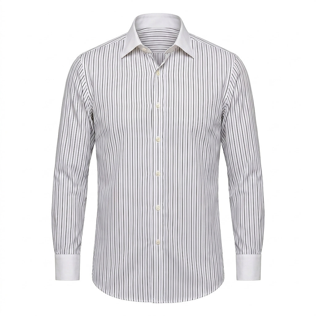Randig långärmad skjorta för män-Shirts for men-Fjallbarn
