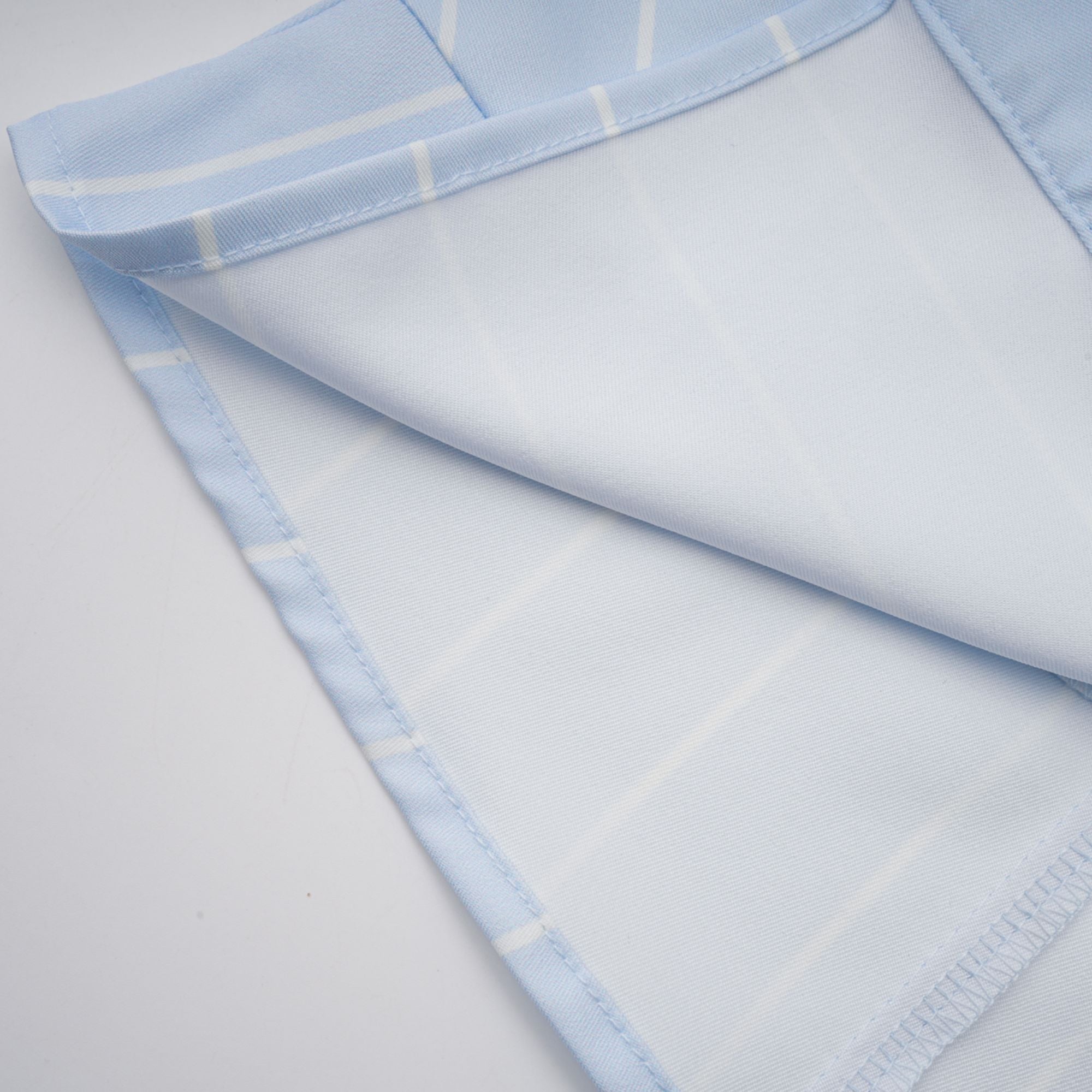 Randig off-shoulder-blus med kedjeaxlar för dam-Blouses for women-Fjallbarn