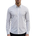 Randig skjorta med knappar för herrar-Shirts for men-Fjallbarn