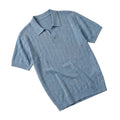 Ribbad pikétröja för män-Polo Shirt for men-Fjallbarn