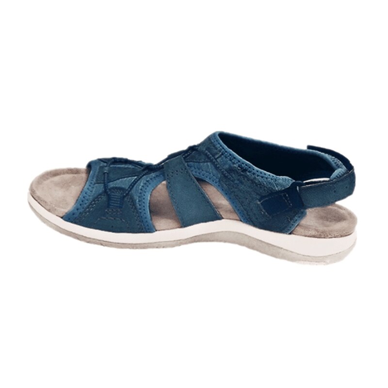 Sandaler för dam med öppen tå och bungee-snörning-Footwear for women-Fjallbarn