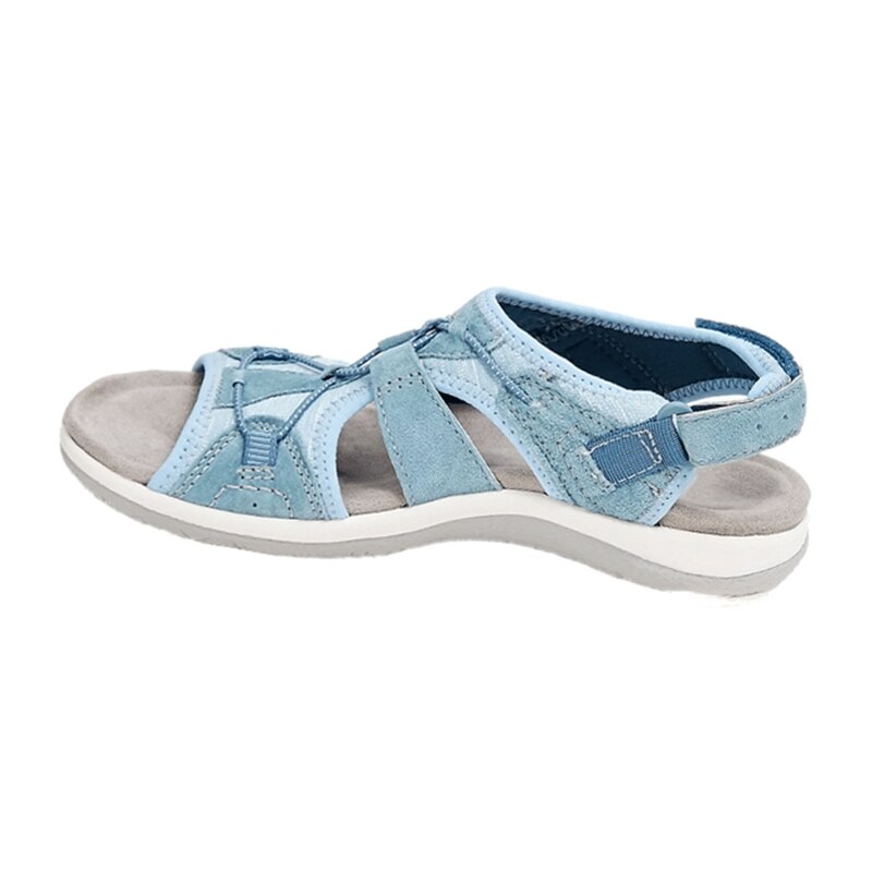 Sandaler för dam med öppen tå och bungee-snörning-Footwear for women-Fjallbarn