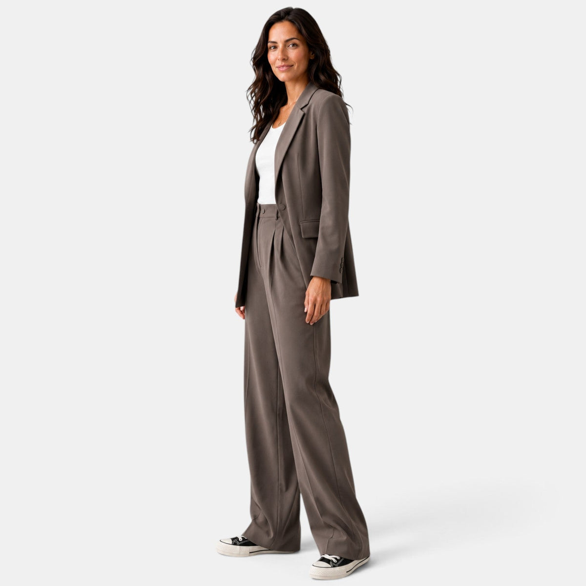 Set med kavaj och vida byxor för dam-Sets for women-Fjallbarn